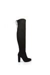 'Bradie' Stretch Calf Thigh High Block Heel Boots