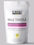 Milk Thistle Tablets | High Strength 4,000mg 60 Silymarin Tablets Liver UK MADE