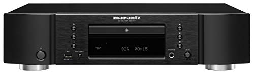 Marantz CD6007 CD Player, Fine Tuned CD Player with USB Port, High Resolution D/A Conversion, Up to 192 kHz/24 Bits, Headphone Amplifier, Digital Filters - Black