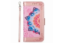 OEM Coque et étui téléphone mobile Oem Etui folio porte-cartes pour samsung galaxy a71 5g - doré rose