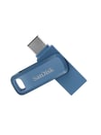 SanDisk Ultra Dual Drive Go - Mørkeblå - 512GB - USB Stick