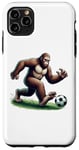 iPhone 11 Pro Max Bigfoot Playing Soccer Ball Funny Soccer Lover Player Sport Case