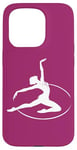 Coque pour iPhone 15 Pro Gymnaste rythmique dans un cerceau pour fan de gymnastique rythmique