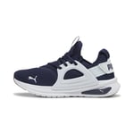 PUMA Men's Softride Enzo Evo Cross Trainer Sneaker, Navy-Silver Mist White, 10.5 UK