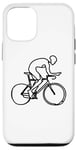 Coque pour iPhone 12/12 Pro Cyclisme Graphic Racing Bicycle