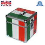 2 X NEO Aluminum Storage DJ Carry Case for 100 Vinyl LP 12" Records IRISH FLAG