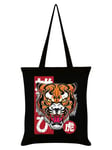 Unorthodox Collective Tote Bag Tiger Tattoo Black 38x42cm