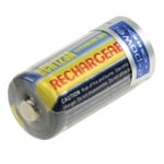 CR123A Li-Ion till uppladdningsbart batteri - 3V 500 mAh