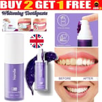 V34 Colour Corrector Teeth Whitening Sensitive Teeth Toothpaste Gel Oral Clean