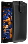 mumbi Etui pour Microsoft Lumia 950 Noir