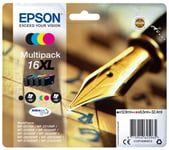 Original Epson 16XL Multipack Ink Cartridge WorkForce WF-2540W WF2630WF WF2650DW