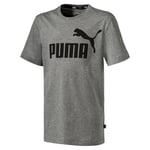 Puma Ess, T-shirt Garçon, Medium Gris Heather, FR : Taille Unique (Taille Fabricant : 104)