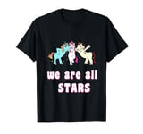 We are all stars together cute unicorns group hug selfie T-Shirt