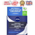 NIVEA Moisturising Night Cream (50ml), 24 Hour Overnight Moisturising Cream B5