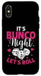 iPhone X/XS It's Bunco Night Lets Roll Funny Bunco Game Night Women Case