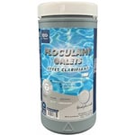 Galet Floculant Clarifiant Piscine - 8 Galets Longue Durée 125G - 1kg - Sans Sachet - Spécial Eau Cristalline - Double Effet Floculation