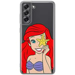 ERT GROUP Coque de téléphone Portable pour Samsung S21 FE Original et sous Licence Officielle Disney Motif Ariel 009 Parfaitement adapté à la Forme du téléphone Portable, partiel imprimé