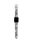 Ted Baker Black &Amp; White Leather Strap For Apple Watch Strap (38/40Mm)