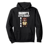 Rizz Bear Daddy's Little Rizzly Bear Funny Rizz Saying Pullover Hoodie