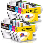 Clorisun LC3219XL Ink Cartridges for Brother LC3219 LC3217 XL 3219XL Ink Cartridges Multipack for Brother MFC J5330DW J6930DW J6530DW J5335DW J5730DW J5930DW J6935DW Printer (8 Pack)