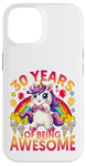 iPhone 14 30 years of being awesome unicorn It's my 30th birthday Case