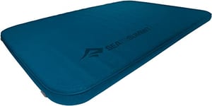 Sea to Summit - Comfort Deluxe Self Inflating Sleeping Mat Double - Premium Comfort - Delta Core Technology - Pillow Lock System - 4 Season - For Winter Camping - 201 x 132cm - Byron Blue - 4225g