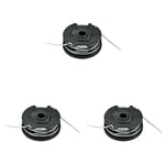 Bosch F016800351 Recharge et bobine de fil intégrée de 6 m de long Ø 1,6 mm d'épaisseur de fil pour coupe-bordures (Lot de 3)