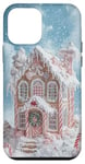 iPhone 12 mini Cute Christmas Gingerbread House Snowflakes Holiday Xmas Case