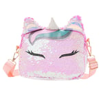 glitter backpack for girls trendy backpacks Sequin Crossbody Bag Rainbow