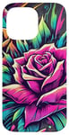 iPhone 14 Pro Max Floral Rose Botanical Art, Vibrant Street Style, Love Roses Case