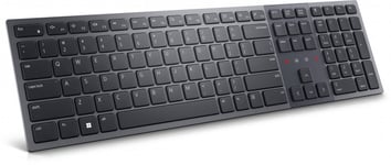 Dell Kb900 Clavier Rf Sans Fil + Bluetooth Qwertz Allemand Graphite