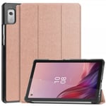 Lenovo Tab M9 TB310 Fodral Trifold Roseguld