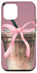 Coque pour iPhone 12/12 Pro Amateur de café glacé rose esthétique Y2K Coquette