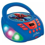 Lexibook Marvel Spider-Man Boombox CD Player For Kids with Bluetooth - RCD109SP