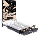 Nespresso Coffee Pod Holder  Drawer  Storage Tray Machine Stand Glass Capsules