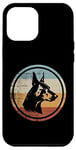 Coque pour iPhone 14 Plus Retro Design Doberman Dog