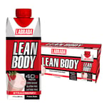 Labrada - Lean Body Ready-to-Drink Protein Shake, Strawberry- 12 x 500 ml