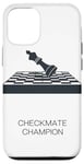 Coque pour iPhone 12/12 Pro Champion d'échecs pour les amateurs de jeu