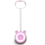 LTC Justerbar Skrivbords LED-lampa 3W 1200mAh Teddy Bear - Rosa