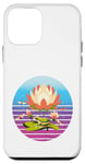 Coque pour iPhone 12 mini Lotus grenouille fleurs nénuphar nature insectes harmonie