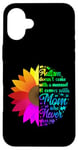 iPhone 16 Plus Autism Manual Mom Mother Mama Flower Rainbow Case