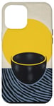 Coque pour iPhone 14 Plus Bol jaune café art