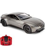 CMJ RC Cars Aston Martin Vantage Officially Licensed Remote Control Car. 1:14 Scale Grey