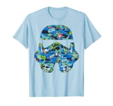 Star Wars Stormtrooper Hawaiian Print Helmet T-Shirt C1 T-Shirt