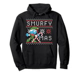 The Smurfs Christmas Smurfy Candy Cane X-mas Pullover Hoodie