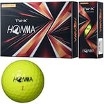 Honma Golf golf Ball 2021 Model TW-X BTQ2102 Yellow 1 dozen