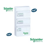 Schneider Electric - Coffret électrique équipé T3 - T5 - 3 rangées - 2 inter. diff-AC. 1x40A-1x63A + 1 inter. diff-A. 63A + 10 disjoncteurs