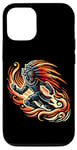 Coque pour iPhone 12/12 Pro Aztec Warrior Mask Ancient Civilization Mexican Heritage