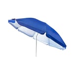 fondosub Parasol de plage en nylon avec protection UV 180 cm inclinable Bleu marine