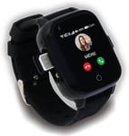 Montre Connectée Enfant Gps Et Téléphone - Traceur Gps Enfant Avec Localisation - Montre Telephone Avec Sim, Montre Gps Enfant Appel Vidéo, Appel Sos, Étanche Ip67 (Noir).[G1215]